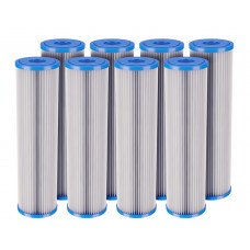 8-pack 10" veckad filter - 10 mikron